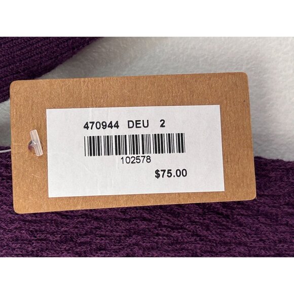 Title Nine Women's Textured Knit Long Sleeve Top in Purple - Sz M - NWT - Picture 4 of 7